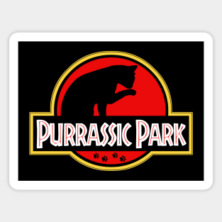 Purrassic Park Magnet